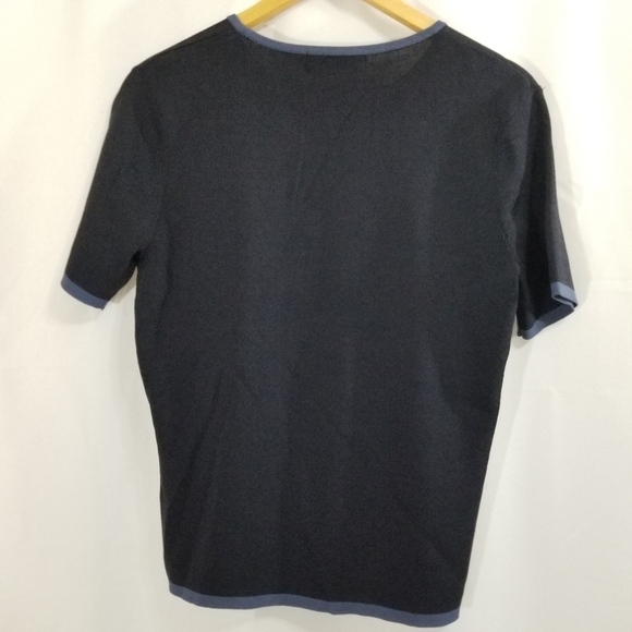 𝅺devonshire Cream viscose  nylon short sleeve top - Picture 8 of 8